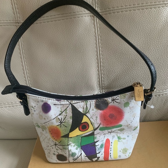 Joan Miro Singing Fish Abstract Surrealism Shoulder mini Bag - Picture 2 of 6
